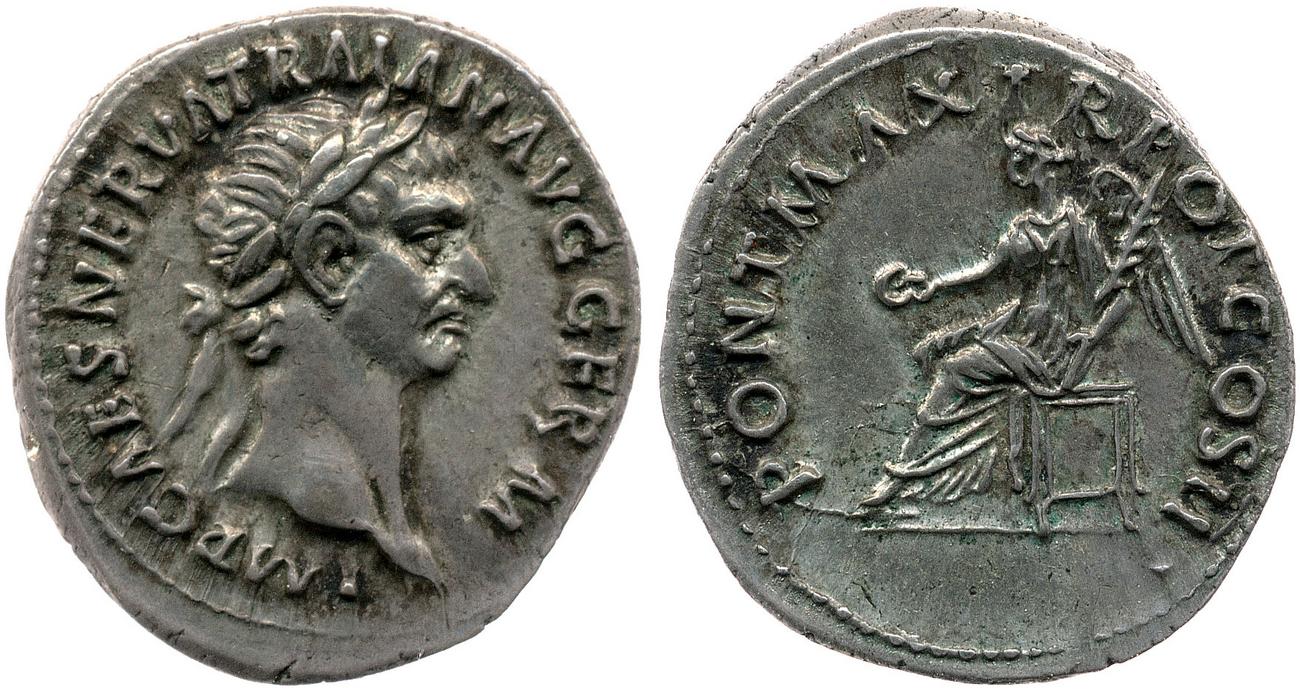 RIC II Trajan 22, аверс, bm