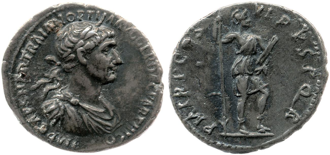 RIC II Trajan 353, аверс, bm