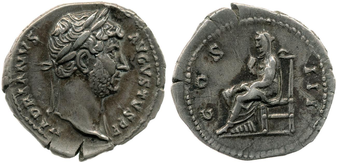 RIC II, Part 3 (second edition) Hadrian 914, аверс, bm