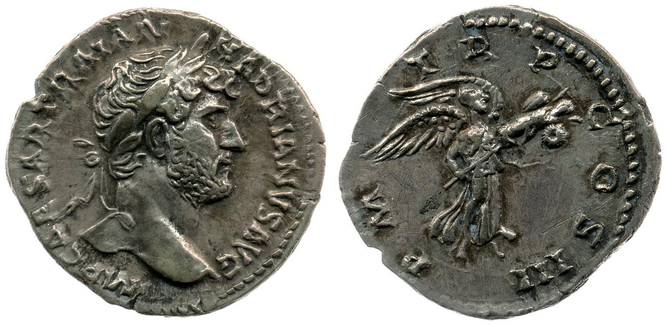аверс RIC II, Part 3 (second edition) Hadrian 396