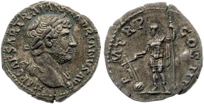 RIC II, Part 3 (second edition) Hadrian 567, реверс, bm