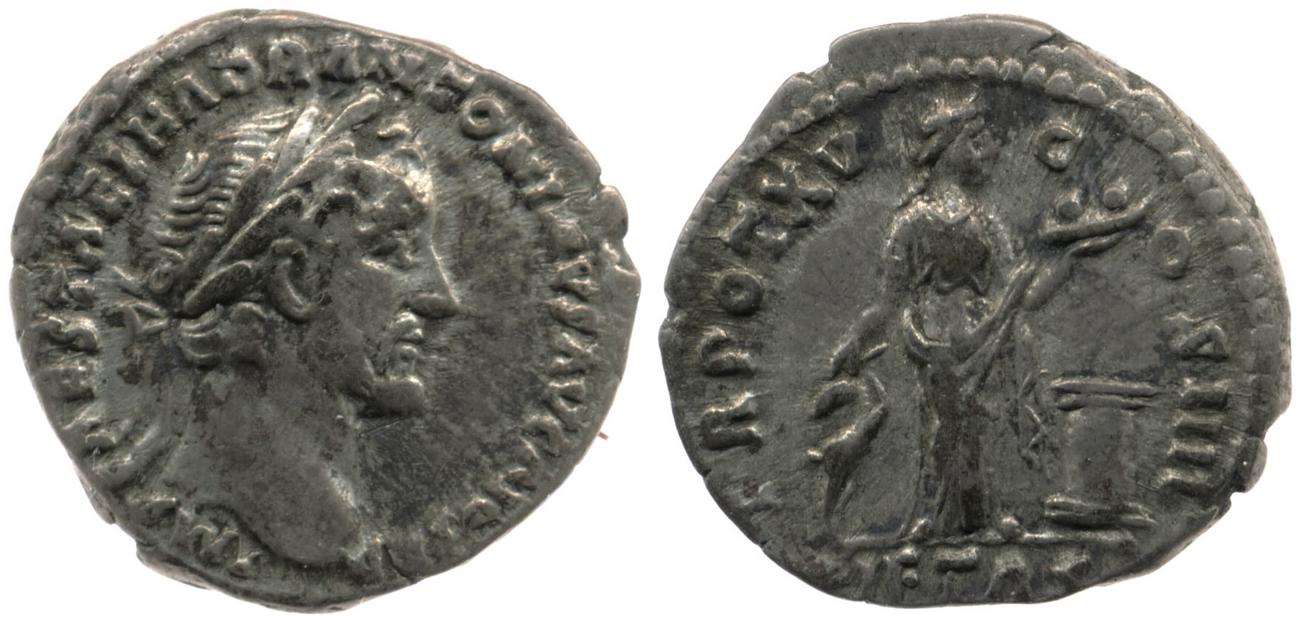 RIC III Antoninus Pius 217, аверс, bm