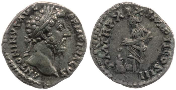 реверс RIC III Marcus Aurelius 125