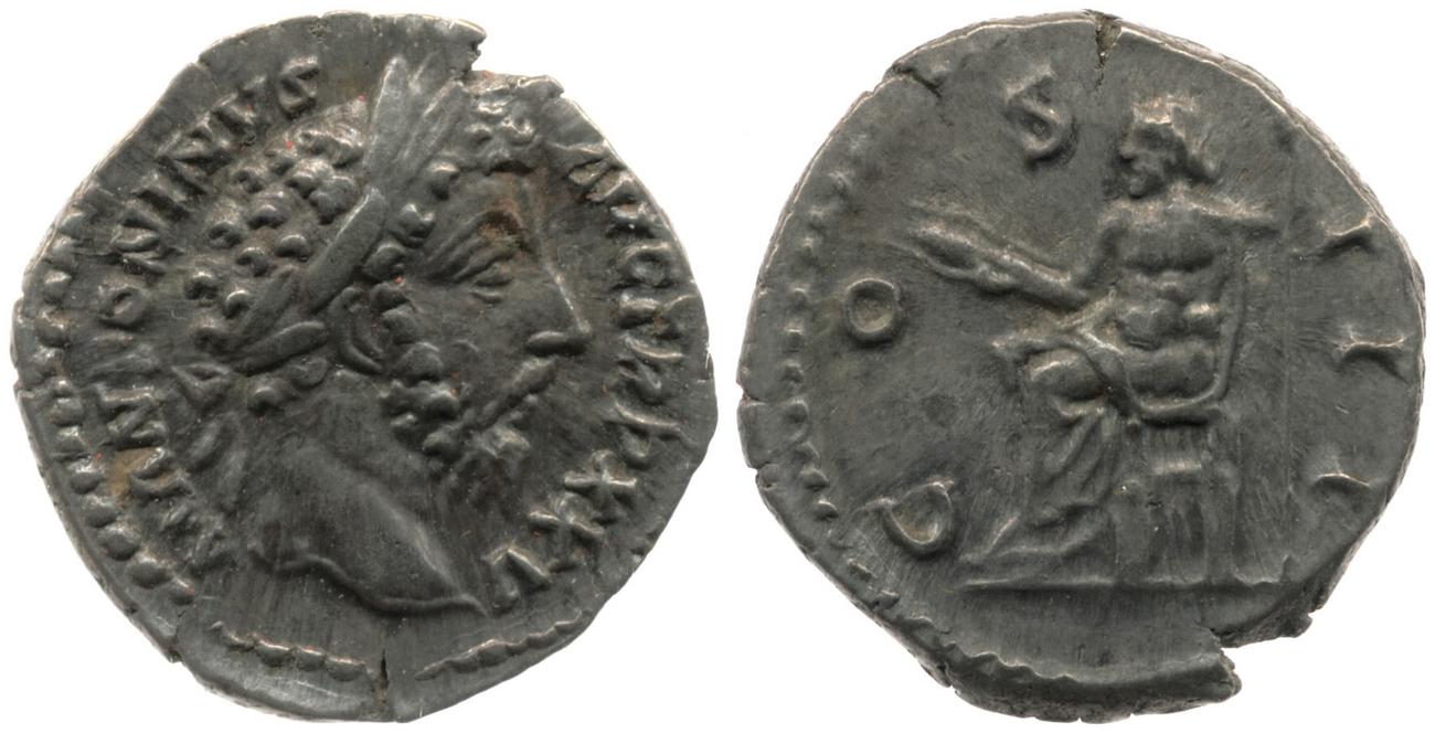 RIC III Marcus Aurelius 227, аверс, bm