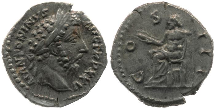 RIC III Marcus Aurelius 227, реверс, bm