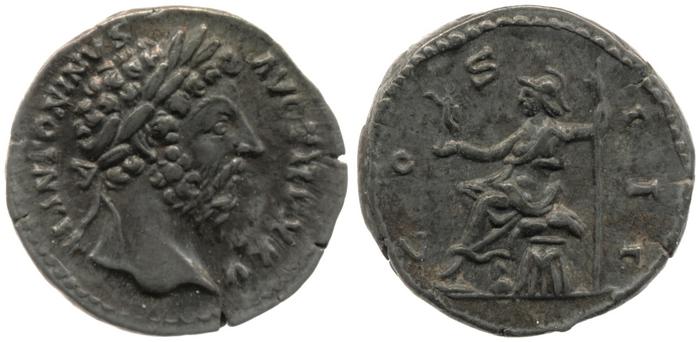 реверс RIC III Marcus Aurelius 233