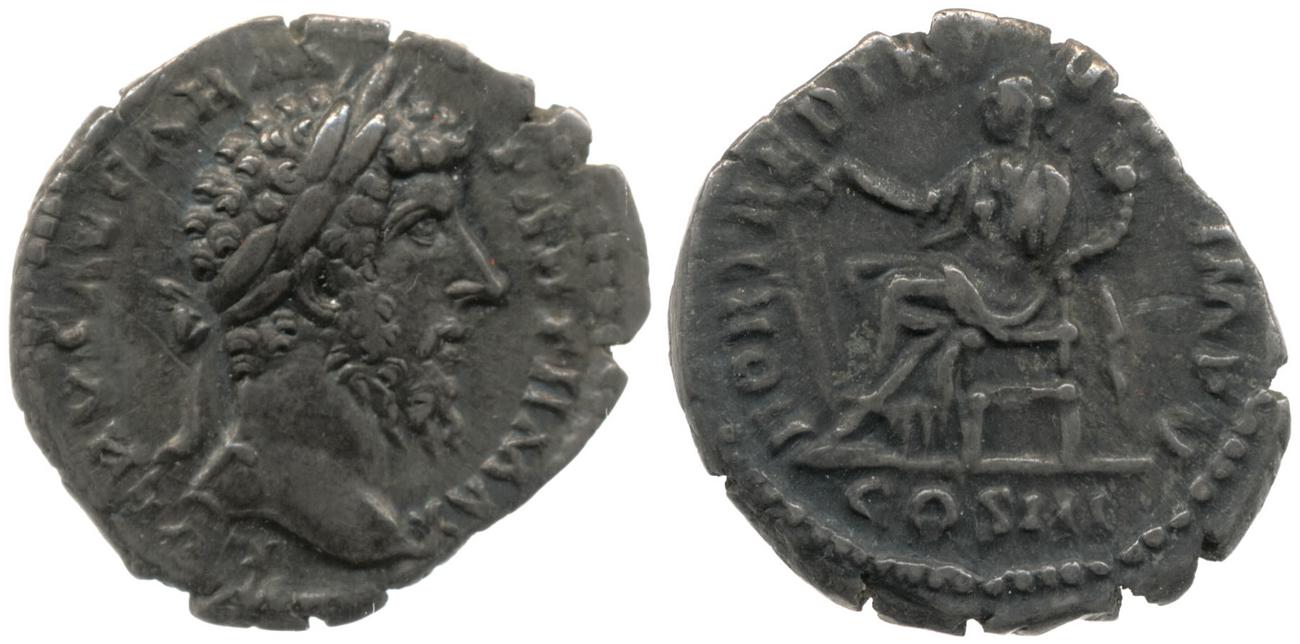 аверс RIC III Marcus Aurelius 586