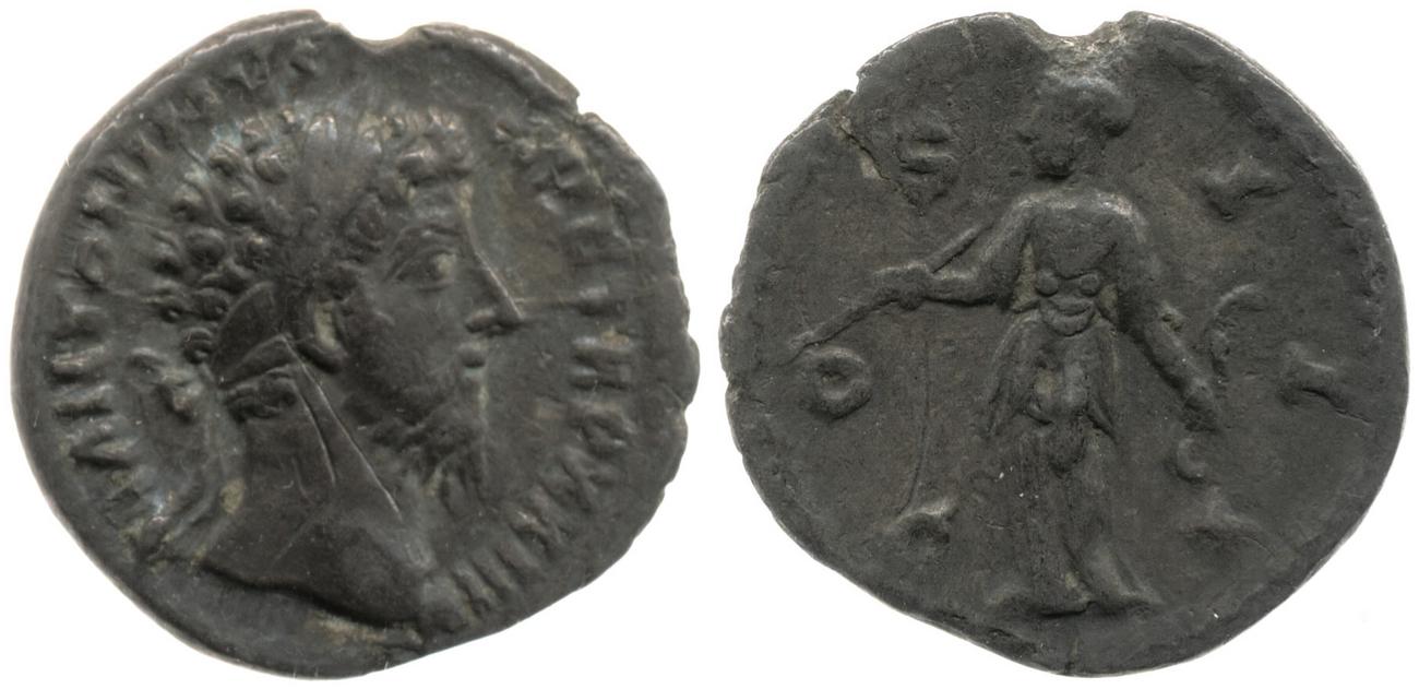RIC III Marcus Aurelius 212, аверс, bm