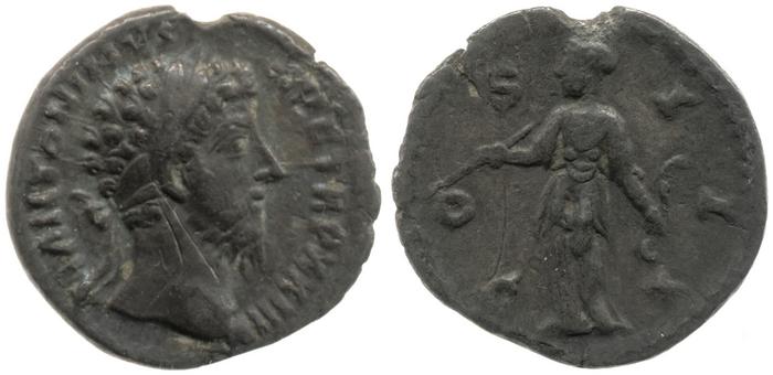 RIC III Marcus Aurelius 212, реверс, bm