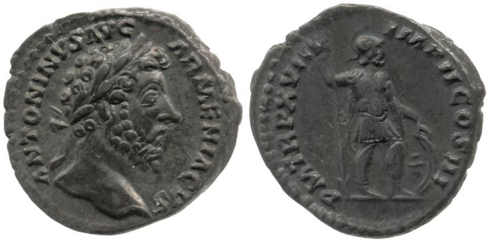 RIC III Marcus Aurelius 92, реверс, bm