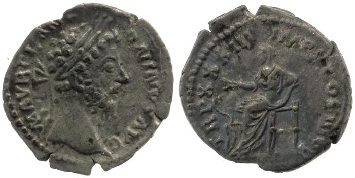 реверс RIC III Marcus Aurelius 403