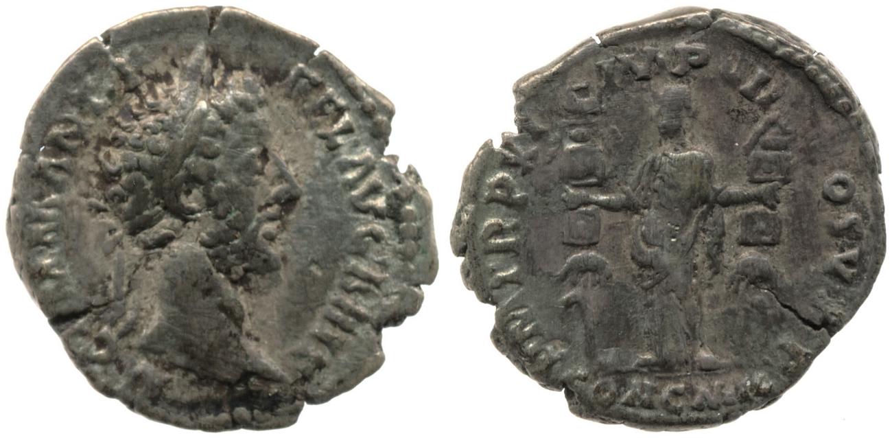 RIC III Commodus 126, аверс, bm