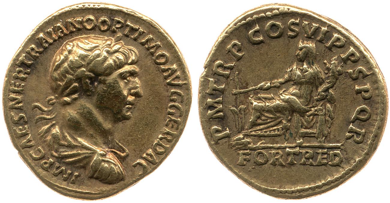 RIC II Trajan 319, аверс, bm
