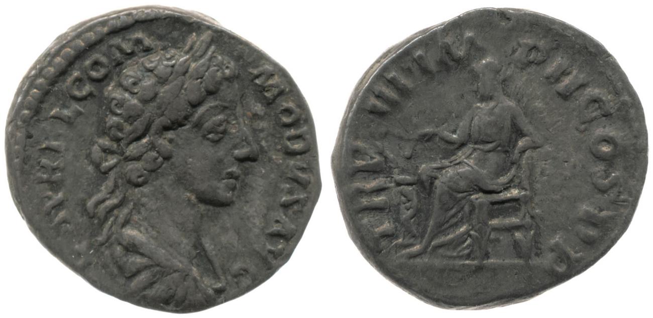 RIC III Marcus Aurelius 649, аверс, bm