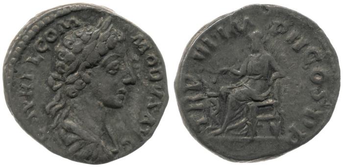 RIC III Marcus Aurelius 649, реверс, bm