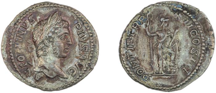 RIC IV Caracalla 112, реверс, bm