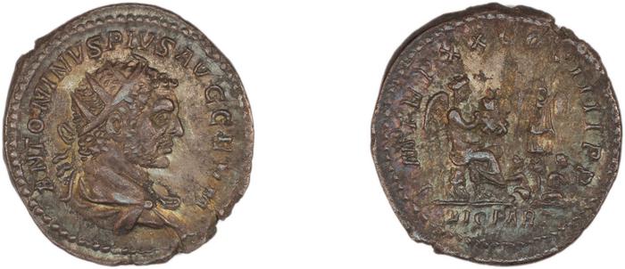 реверс RIC IV Caracalla 297C