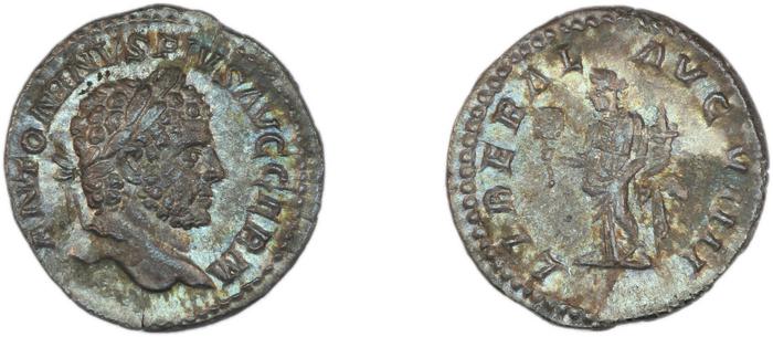 реверс RIC IV Caracalla 302
