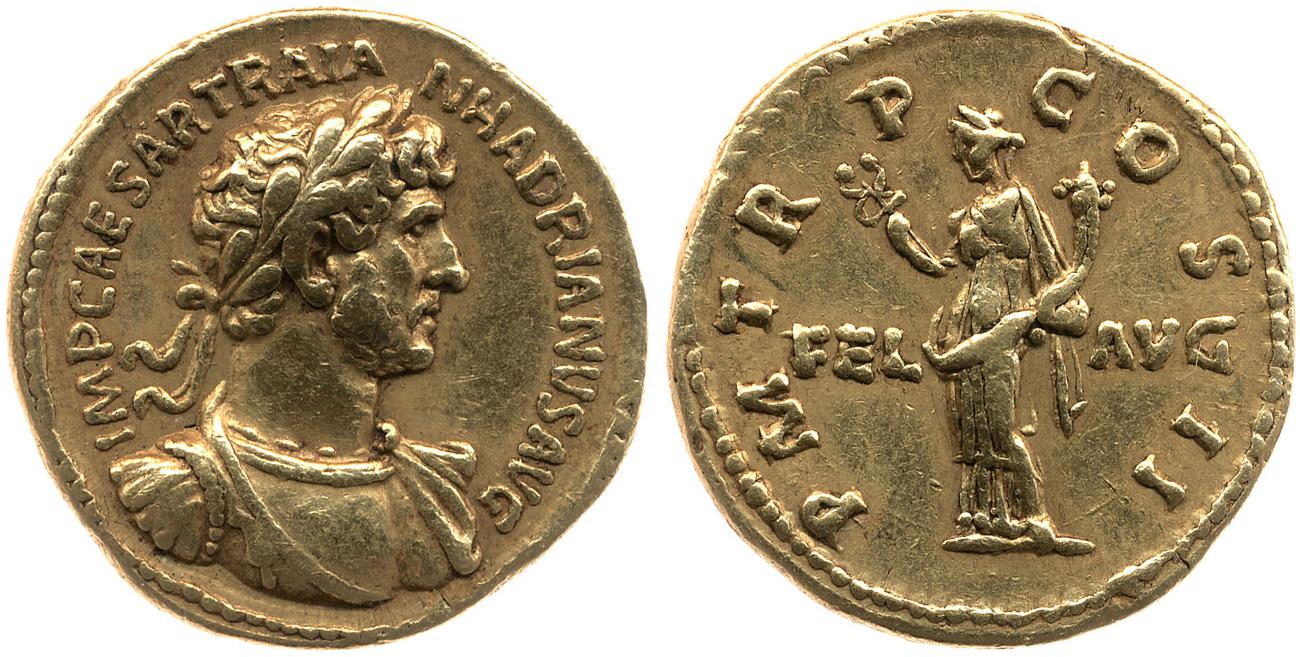 аверс RIC II, Part 3 (second edition) Hadrian 132