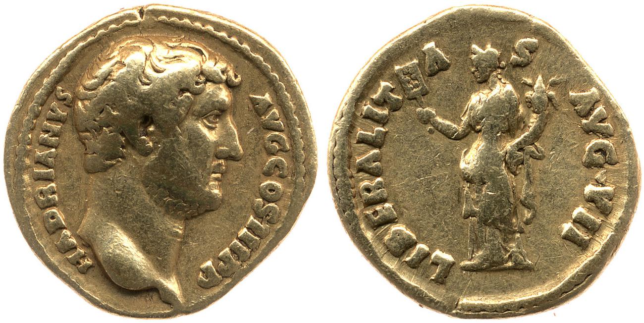 RIC II, Part 3 (second edition) Hadrian 2214, аверс, bm