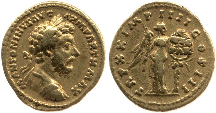 реверс RIC III Marcus Aurelius 161