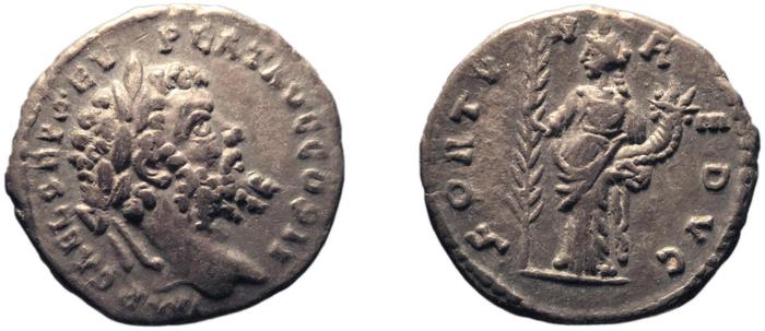 RIC IV Septimius Severus 383, реверс, bm