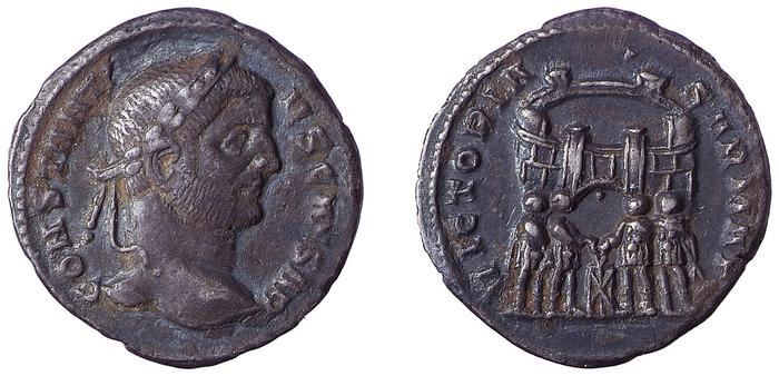реверс RIC VI Ticinum 17a