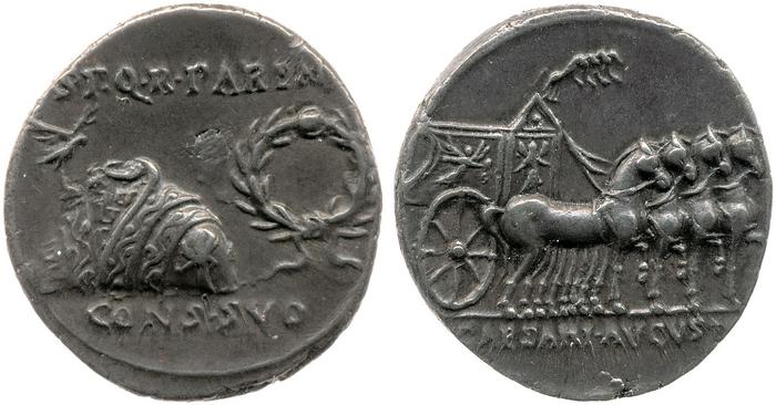 реверс RIC I (second edition) Augustus 100