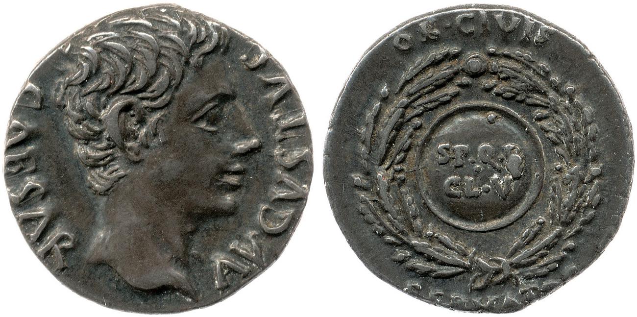 RIC I (second edition) Augustus 79A, аверс, bm