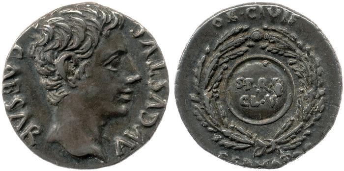 RIC I (second edition) Augustus 79A, реверс, bm