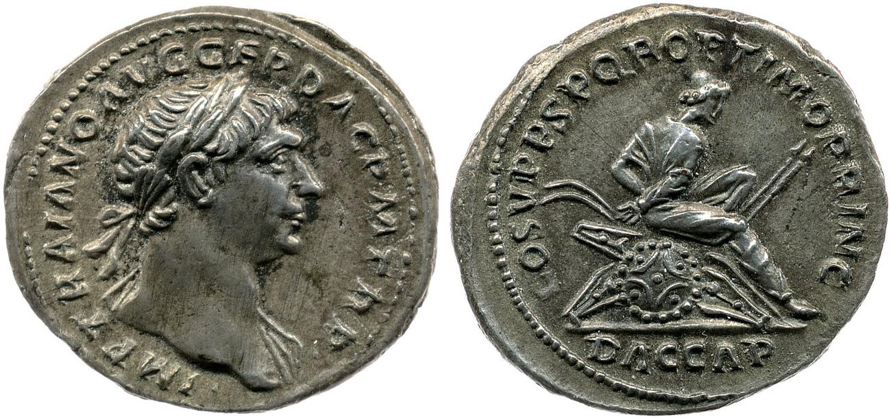 RIC II Trajan 96, аверс, bm