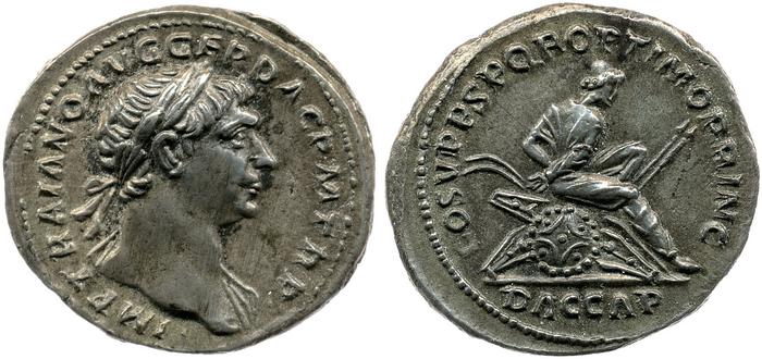 RIC II Trajan 96, реверс, bm