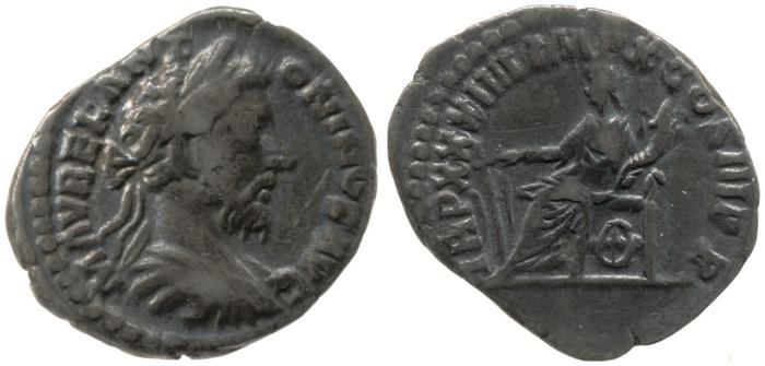 RIC III Marcus Aurelius 409, реверс, bm