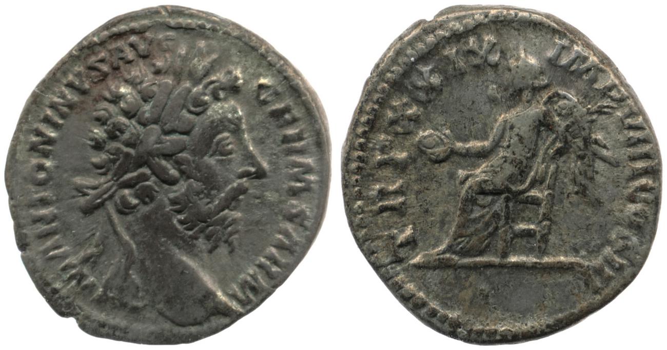аверс RIC III Marcus Aurelius 333