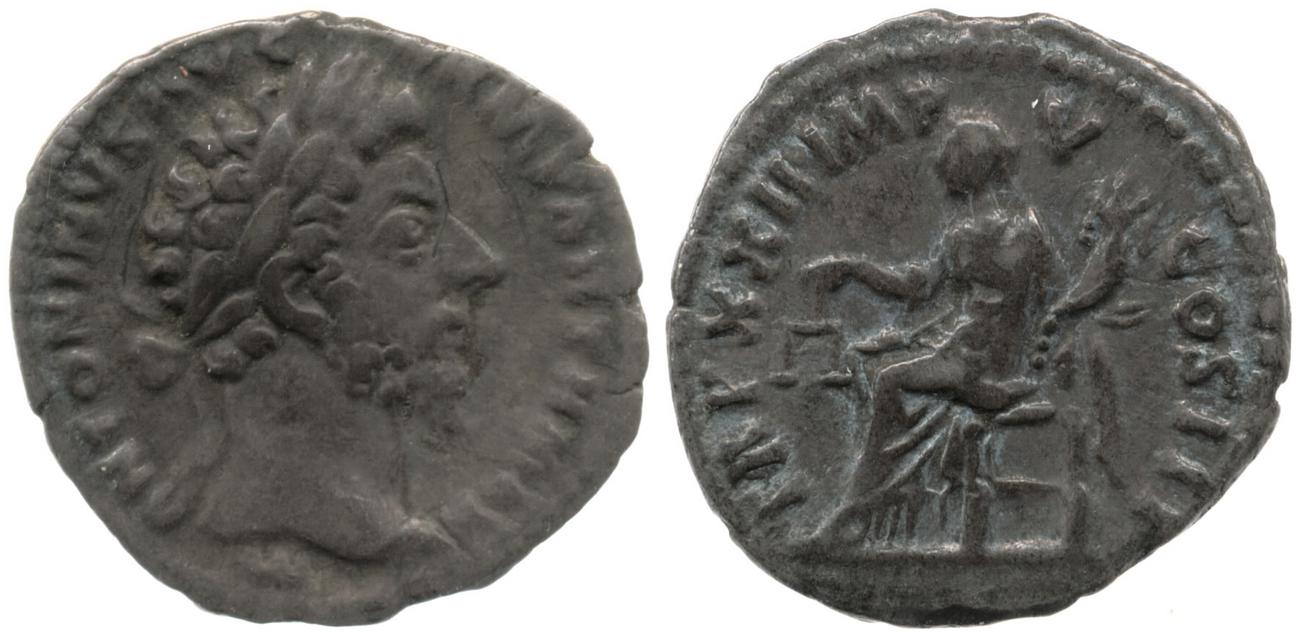 аверс RIC III Marcus Aurelius 191