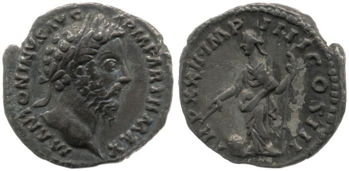 реверс RIC III Marcus Aurelius 176