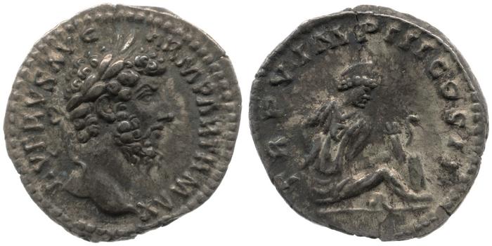 RIC III Marcus Aurelius 540, реверс, bm