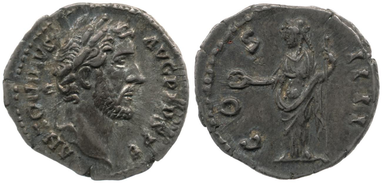 RIC III Antoninus Pius 129, obverse, bm