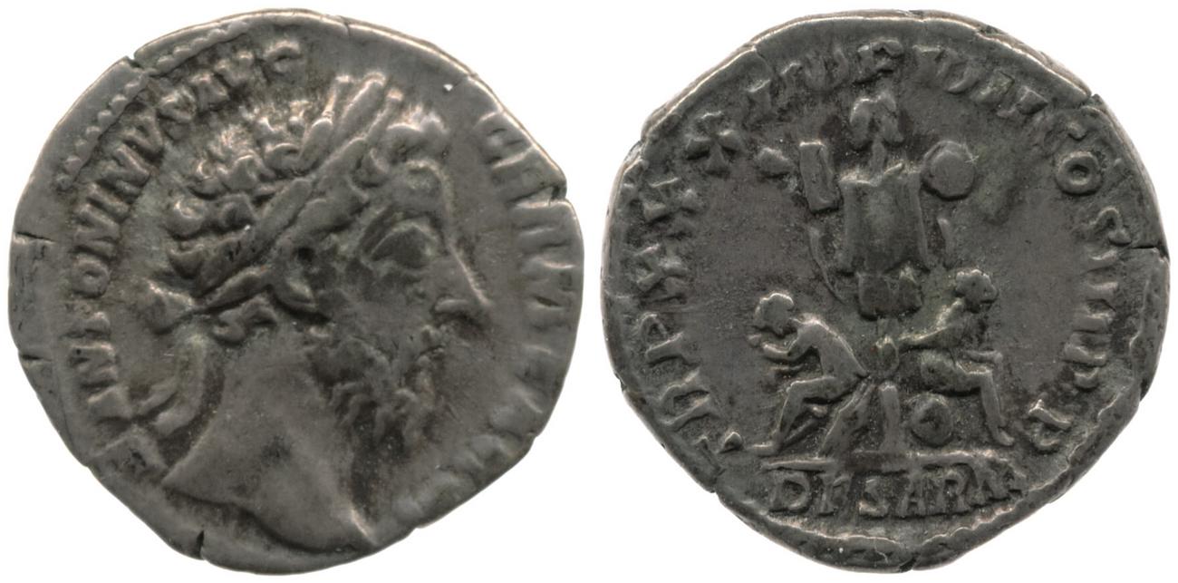 аверс RIC III Marcus Aurelius 341
