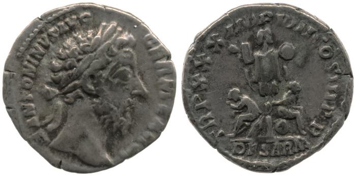 реверс RIC III Marcus Aurelius 341