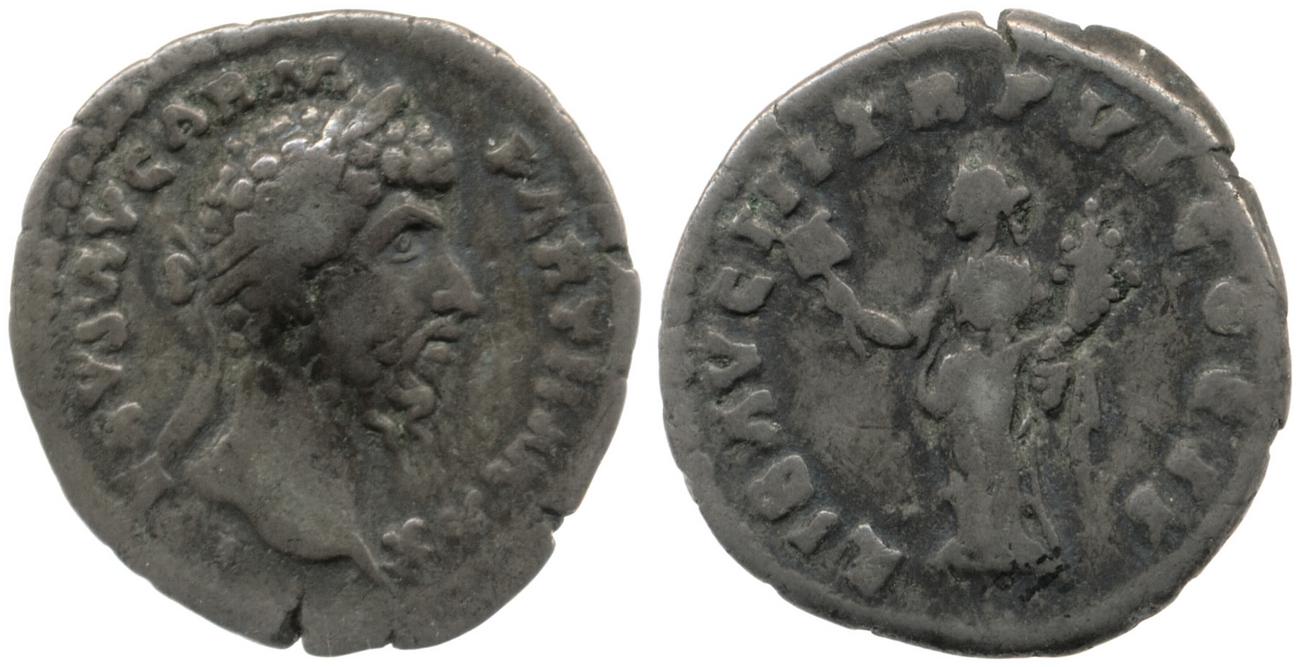 RIC III Marcus Aurelius 546, аверс, bm