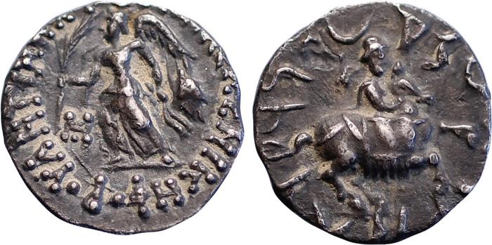 Bactrian and Indo-Greek Coinage Antimachus II 1.3, bm
