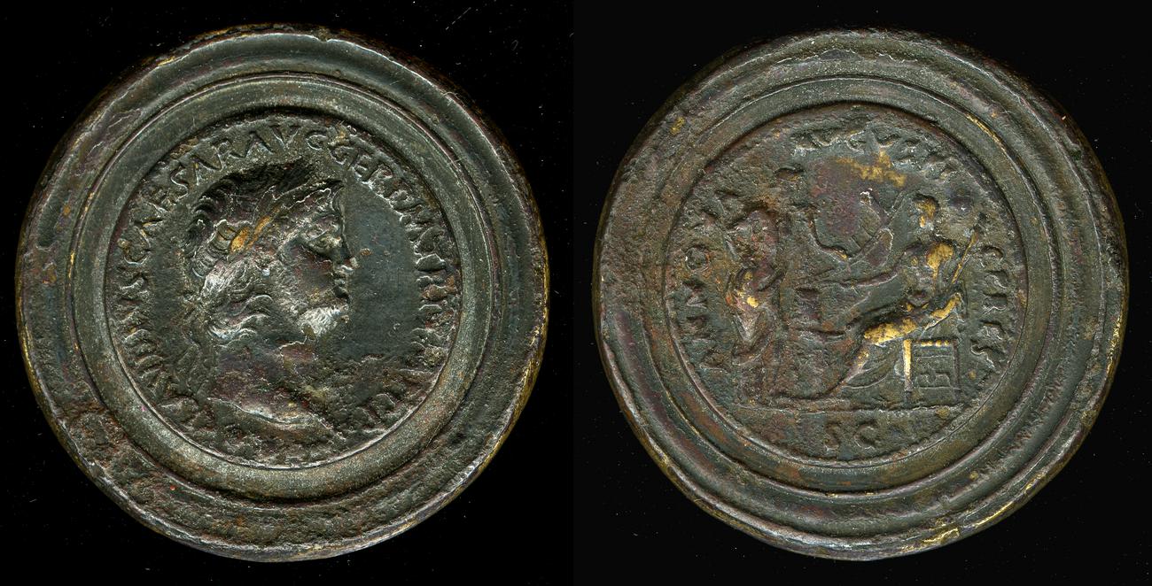 RIC I (second edition) Nero 139, аверс, bm