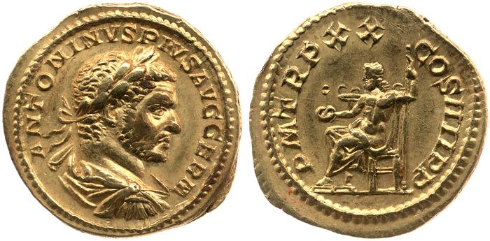 реверс RIC IV Caracalla 287B