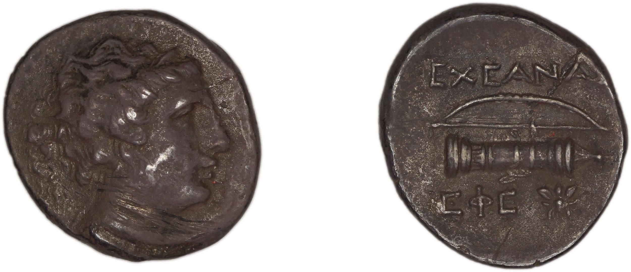 obverse Ephesus Kinns and Holt 2023 Period III, AR XVI