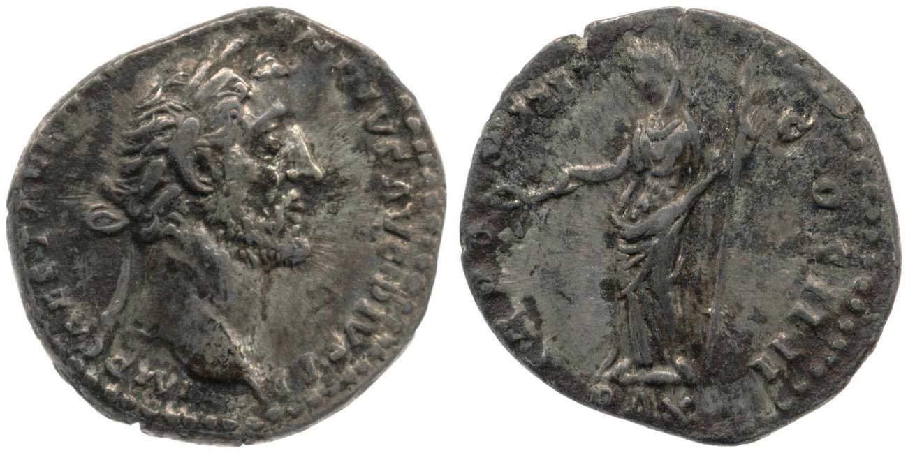 RIC III Antoninus Pius 200c, аверс, bm