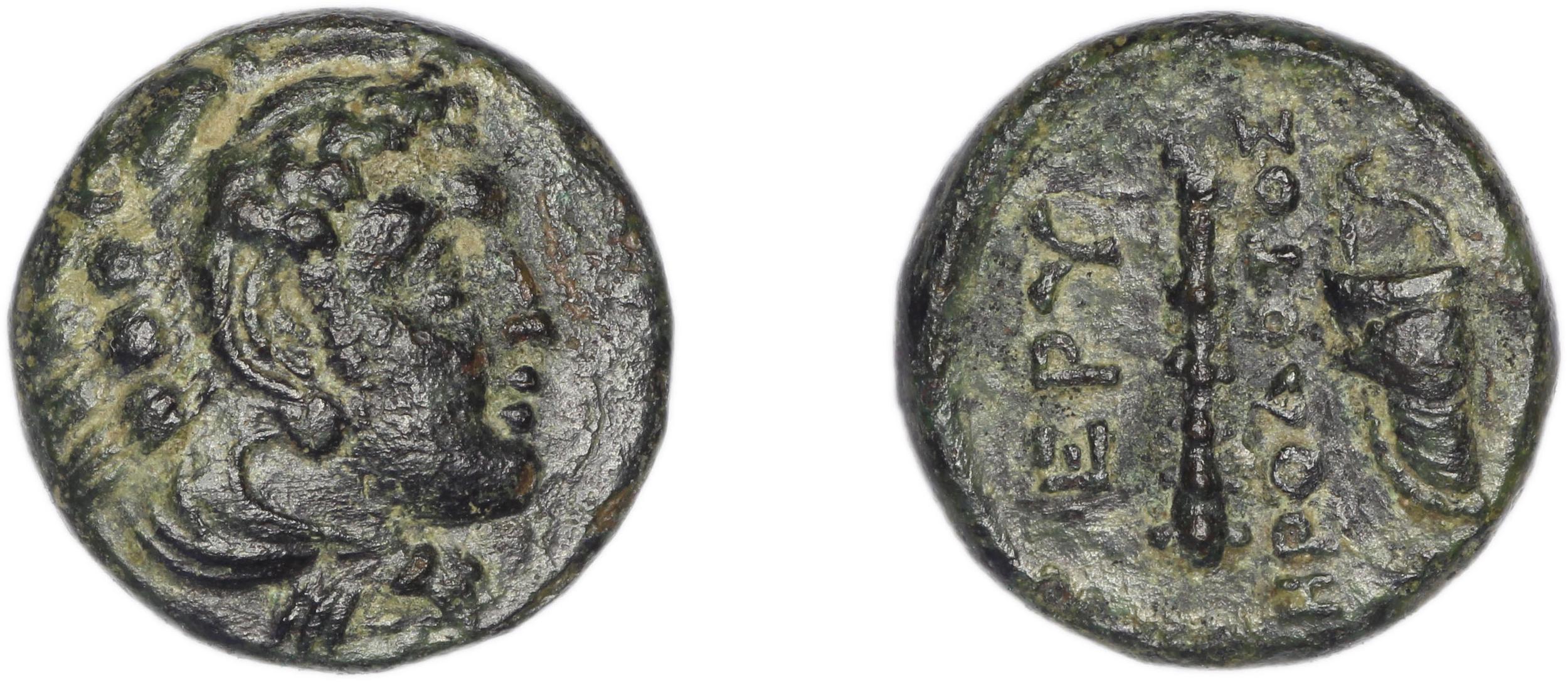 Erythrae Kinns 1980 Period II.2, AE 5, аверс, bm