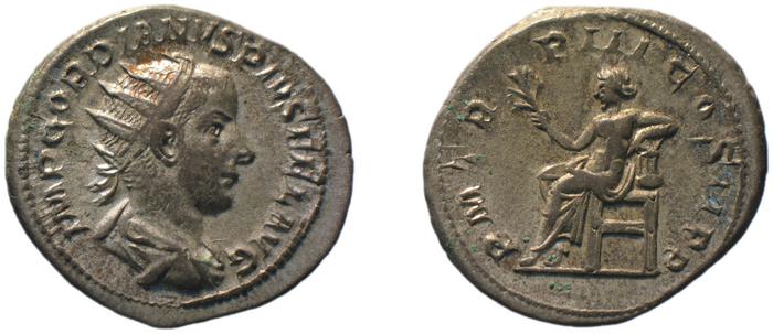 RIC IV Gordian III 88, реверс, bm