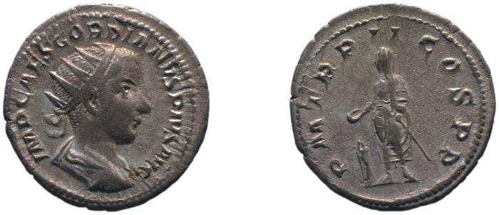 RIC IV Gordian III 54, реверс, bm