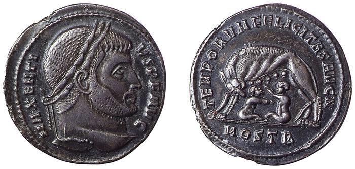 реверс RIC VI Ostia 13